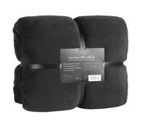 Premium Soft Coral Fleece Blanket XXL Sized 220x200cm - Polar Double Sofa Throw