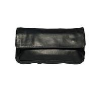 Premium Soft Sheep Nappa Leather Tobacco Pouch with Secure Zip Closure
