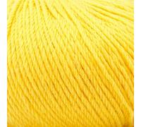 Premium Soft, Wool Blend DK-Weight Knitting and Crochet Baby Yarn Pack of 5 x 50g Balls - Cherub 008 Happy Yellow