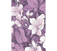 Premium Softcover Notebook With a Beautiful Flower Design, 6 x 9 Inches, 150 College-Ruled Pages