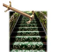 Premium Solid Brass Stair Carpet Rods Set - Adjustable 42in Tubular Rods for Carpet Runners, Ideal Staircase Fixing Kit for Apartments & Showrooms - 4 Pack