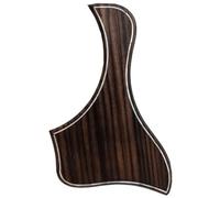 Premium Solid Rosewood Acoustic Guitar Pickguard - For Taylor Guitar Scratch Plate with Real Abalone Shell Inlay, Self-Adhesive with 3M Backing, 27 Unique Patterns & Multiple Sizes (SN04)
