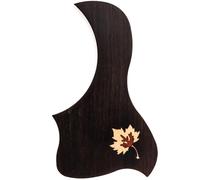Premium Solid Rosewood Acoustic Guitar Pickguard - For Taylor Guitar Scratch Plate with Real Abalone Shell Inlay, Self-Adhesive with 3M Backing, 27 Unique Patterns & Multiple Sizes (SN07)