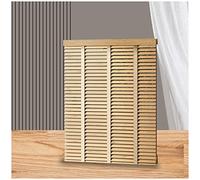 Premium Solid Wood Venetian Blinds Room Darkening Horizontal Window Shades for Privacy & Light Control Elegant Wooden Window Coverings for Home & Office Decor