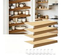 Premium Solid Wood Wire Shelf Covers 48x20x2.5 inHeavy Du Liners for PantryClosetLaundry Room - Non-ScratchEasy to Clean Sto Soluts