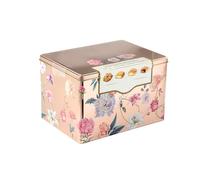 Premium Speciality Fine Italian Cream Filled Puff Pastries, Biscuit & Shortbread Selection in an Extra-Large Christmas Presentation Gift Tin, Rose-Gold Colour, 907g