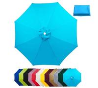 Premium Square Patio Umbrella Replacement Canopy - Durable Water-Resistant Cover for Cantilever Umbrellas - Ideal for Garden, Beach & Pool Use - Universal Fit
