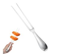 Premium Stainless Steel Carving Fork - Heavy Duty 304 BBQ Meat Fork with Ergonomic Handle, Ideal for Roasting, Turkey & Dinner Parties (Dishwasher Safe)