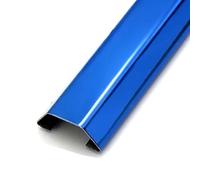 Premium Stainless Steel Cord Covers for Wires on Floor, Decorative Self-Adhesive Cable Protector, Floor Cable Management for Home & Office (Blue, 100x6x1.5cm)