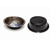 Premium Stainless Steel Dog Bowl, Embossed Chevron Design, Non-Slip Rubber Base, Available in 3 Sizes for Cats and Dogs (Black)