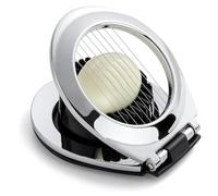 Premium Stainless Steel Multi-Function Egg & Food Slicer - Professional Wire Cutter Tool for Hard-Boiled Eggs, Delicate Fruits, Cheese & Ham, Ergonomic Kitchen Gadget with Safety Cover