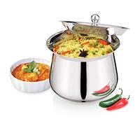 Premium Stainless Steel Multi Pot with Lid - Ideal for Rice, Curry, Biryani and More (1100 ml)