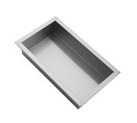 Premium Stainless Steel Shower - Waterproof Shampoo & Toiletry Storage Shelf Modern Bathroom Alcove Design Stylish Silver 9.26x13.78x3.15in for Home & Living Room