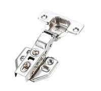 Premium Stainless Steel Soft Close Cabinet Hinges with Hydraulic Damper for Kitchen and Bathroom Furniture(Fulloverlay,2pcs)