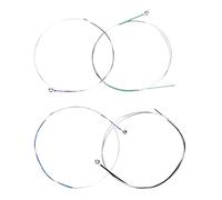 Premium Steel Core Violin String Set 4/4 Size Silver Wound Sturdy Long-lasting Strings for Full Size Violins with E-A-D-G Set