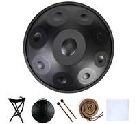 Premium Steel Hand Drum - Handpan Drum Instrument In D Minor, 9/10/12 Notes Steel Hand Pan Percussion Instruments Handpan Drums For Adults, For Musical Education(B-9 NOTES,440Hz)