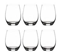 Premium Stemless Wine Glasses Set of 6, 450 ml All-Purpose Beverage Glasses