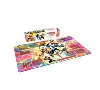 Premium Stitched Massive-Verse Fighting Card Game Playmat with Zones and Non-Slip Rubber Backing - TCG Play Mat for Card Games - Colorful Design with Epic Art from Dan Mora