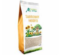 Premium Sunflower Hearts, Wild Bird Food, 2.5L Refill Bag