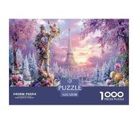 Premium Sustainable 1000 Piece Eiffel Tower Paris Classic Puzzle - Iconic World Architecture - Suitable for Adults & Kids Ages 12+ Birthday Gift 52x38cm/1000pcs