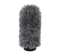 Premium Synthetic Furry Microphone Cover for NTG3, ME66, MKH416 / 418 Outdoor Interviews 18cm Universally Design Outdoor Windscreen