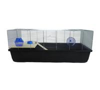 Premium Syrian Dwarf Roborovski Russian Hamster Cage with Accessories Ritz Black