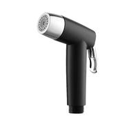 Premium T Abs Plastic Bidet Spray Gun Versatile Bathroom Faucet with Dual Function Switch Compact Shower Head for Easy Use Sleek Silver Finish,Black
