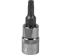 Premium T20 Trx Star Socket Bit With Knurled Grip - 1/4" Drive S2 Steel Construction