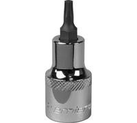 Premium T25 Trx Star Socket Bit - 1/2" Drive With Knurled Grip For Enhanced Control