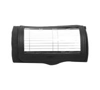 Premium Tactical Wristband, Single Wristband Playbook, Elastic Wrist Support with Transparent Window, Durable Material, for Various Sports(Black)