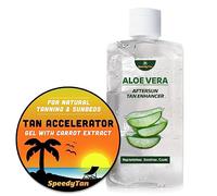 Premium Tan Accelerator Gel - For Sunbed Use & Natural Tanning - Natural Tanning Accelerator With Carrot Tanning Oil - UK Based Brand