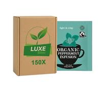 Premium Tea Envelopes - Peppermint Tea - Compatible with Clipper By Luxe Bitez (Pack of 150)