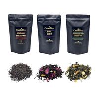 Premium Tea Selection, 3 Loose Leaf Teas, Camellios (3 Flavours, 100g Each)
