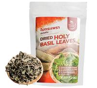 Premium Thai Holy Basil Leaves, Dried, Essential Thai Herbs and Spices ingredient in Southeast Asian cooking, Natural 20 G (0.71 oz Pack of 1) by NESAR FOOD