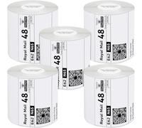 Premium Thermal Printer Labels - 4x6 Shipping, Barcode, Address & Product Labels, Smudge-Proof, Durable, BPA-Free, Perfect for Shipping (Pack of 5)