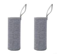 Premium Thermal Sleeve for Drinking Bottles for Ensure The Perfect Drink Temperature, Pack of 2 (550ML Grey)
