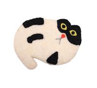 Premium Thick Felt Drink Mats Cartoon Character Designs Fronts Easy Cleaning Homes Kitchen Essential Animal Wool Felt Coasters