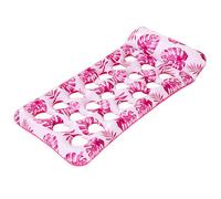 Premium Thickened PVC Floating Mat For Adults Leaf Design Inflatable Pad With High Weight Capacity Non Toxic PVC Floating Mattress
