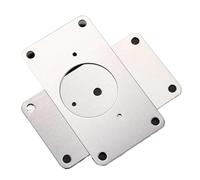 Premium Thickened Stainless Steel Hinge Repair Plate for Wardrobe and Cabinet Doors - Quiet Self-Closing Mechanism(1 Pcs)