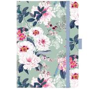 Premium Timer Big "Romantic Flowers" 2026: Hochwertiger Buchkalender. Terminplaner mit Wochenkalendarium, Gummiband und Stifthalter. 12 x 17 cm