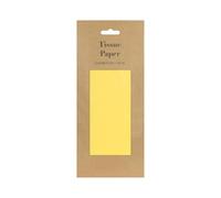 Premium Tissue Paper Sheets 50x75cm - Gift Wrap & Craft Paper Multi-Pack, Vibrant Colours & Themed Mixes for Present Wrapping, Hampers & Art Projects (5, Yellow, 30 x 20 Inch)