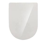 Premium Toilet Seat White with Cover, Soft Close Toilet Seat Lid, Quick Release for Easy Cleaning, Quick Bathroom Remodel, Fits Most Toilet Brands (Yellow C)