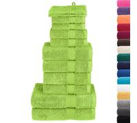 Premium Towel Set 12 Piece Shower Towel Bath Towel 600 gsm 100% Cotton vidaXL