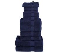 Premium Towel Set 12 Piece Shower Towel Bath Towel 600 gsm 100% Cotton vidaXL