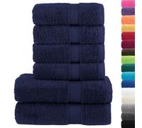 Premium Towel Set 6 Piece Absorbent Shower Towel Bath Towels 600 gsm vidaXL