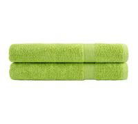 Premium Towels SOLUND 2 pcs Apple Green 100x200 cm 600 gsm