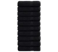 vidaXL Guest Towel SOLUND 25 pcs Black 100 x 150 cm 550 gsm