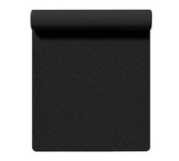 Premium TPE Yoga Mat - 8mm Thick & Double-Sided Non-Slip | Eco-Friendly | Extra Wide 80cm | Joint Protection (Black, 72 * 31.5 * 0.24in)