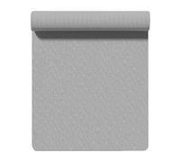 Premium TPE Yoga Mat - 8mm Thick & Double-Sided Non-Slip | Eco-Friendly | Extra Wide 80cm | Joint Protection (Grey, 72 * 31.5 * 0.24in)