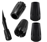 Premium Trekking Pole Rubber Tips for Enhanced Grip and Stability on Various Terrains - Universal Fit for Most Hiking Poles